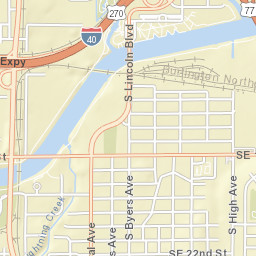 1810 South Santa Fe Avenue, Oklahoma City Street Map