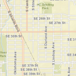 821 SE 26th St Oklahoma City Oklahoma Street Map