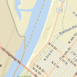 723 North 9th Street, Fort Smith, AR Street Map