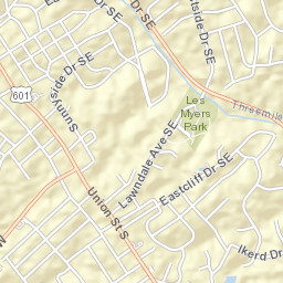 123 Miller Avenue Southwest, Concord, NC Street Map
