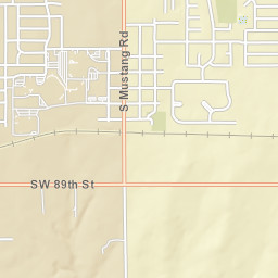 800-906 S Mustang Rd, Mustang, OK Street Map