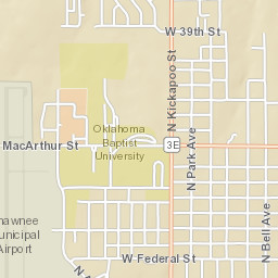 2201-2299 North Broadway Avenue, Shawnee, OK Street Map