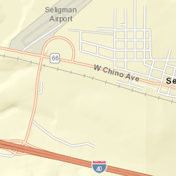 Route 66 in Oklahoma City Street Map