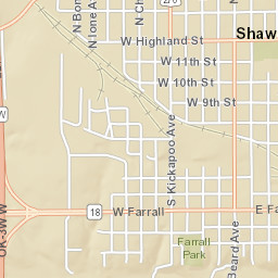 220 North Aydelotte Avenue, Shawnee, OK Street Map