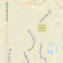 2373 Lema Road Southeast, Rio Rancho, NM Street Map