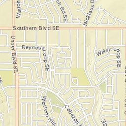 2501 Southern Boulevard Southeast, Rio Rancho Street Map