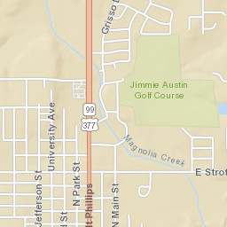 601-699 Golf Road Seminole OK Street Map