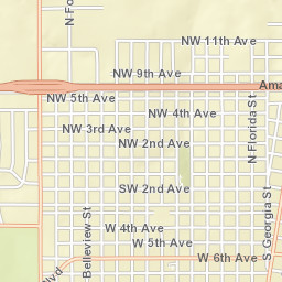 3310-3398 Southwest 6th Avenue, Amarillo Street Map