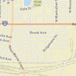 2612-2698 Wichita Avenue Amarillo TX Street Map