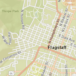 100-198 East Aspen Avenue, Flagstaff, AZ Street Map