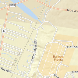 135 Sanchez Road, Albuquerque, NM Street Map