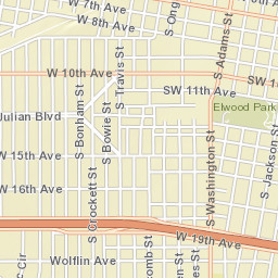 1800 West 8th Avenue Amarillo TX Street Map