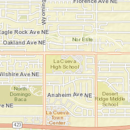8810 Holly Avenue Northeast, Albuquerque Street Map
