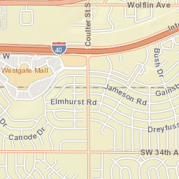 6814 I-40 Frontage Rd Amarillo TX Street Map