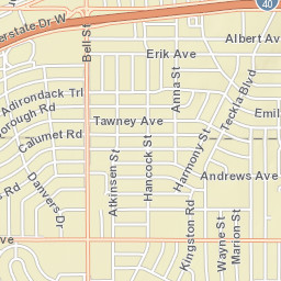 4800-4898 Floyd Avenue Amarillo TX Street Map