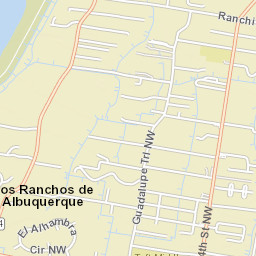 6801-6851 4th Street Northwest, Los Ranchos de Albuquerque Street Map