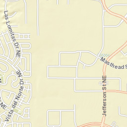 7232 Sidewinder Drive Northeast Albuquerque NM Street Map