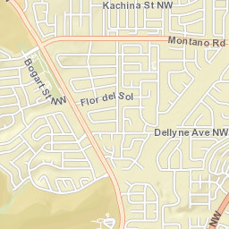 5104-5110 Golondrina Northwest, Albuquerque Street Map