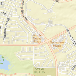 6255-6299 Truchas Drive Northeast, Albuquerque Street Map