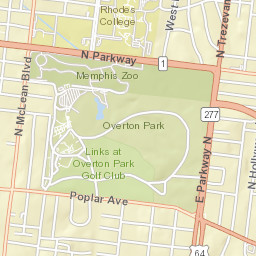 1928 Veterans Plaza Drive Memphis TN Street Map