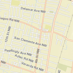 1013 Delamar Avenue Northwest Albuquerque NM Street Map