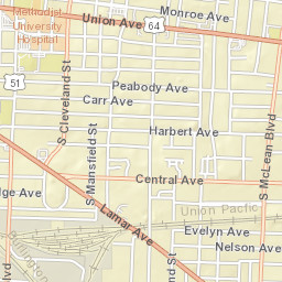 1658 York Avenue, Memphis, TN 38104 Street Map