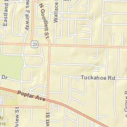 255 West Cherry Circle, Memphis, TN 38117 Street Map