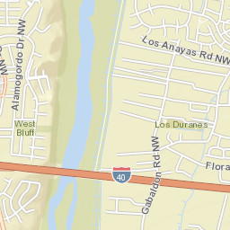 3225-3309 Beach Rd NW Albuquerque Street Map