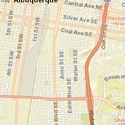 406 Avenida Cesar Chavez Southeast Albuquerque NM Street Map