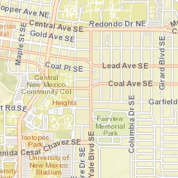 841-899 Buena Vista Drive Southeast, Albuquerque, NM Street Map
