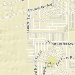 701-705 Puffin Street Southwest Albuquerque NM Street Map