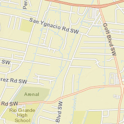 1481-1499 Sunset Road Southwest Albuquerque NM Street Map