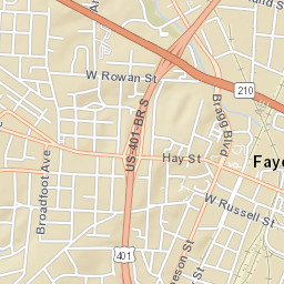 201-237 Hillsboro Street, Fayetteville, NC Street Map