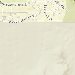 1520 La Cabra Drive Southeast, Albuquerque Street Map