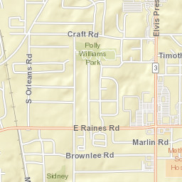 3753 Elvis Presley Boulevard, Memphis, TN Street Map