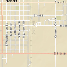 300-398 South Main Street, Hobart, OK Street Map