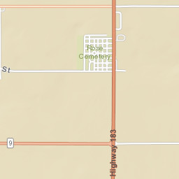 1800-1860 East Iris Avenue, Hobart, OK Street Map