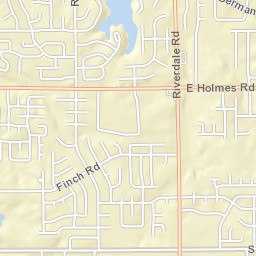 5423 Kindle Creek Drive Memphis TN Street Map