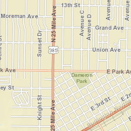 300-398 East 4th Street, Hereford, TX Street Map