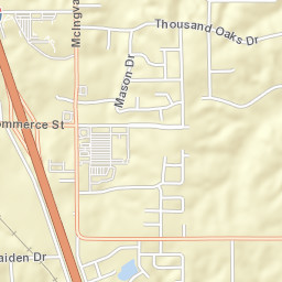 3100-3198 Industrial Drive Hernando MS Street Map