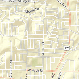 5301-5307 Marion Street North Little Rock Street Map