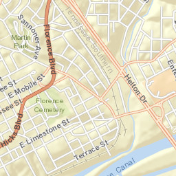 Helton Drive, Florence, AL 35630, USA Street Map