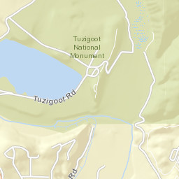 Tuzigoot Road, Tuzigoot National Monument, Clarkdale Street Map