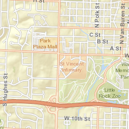 West 6th Street, Little Rock, AR 72205 Street Map