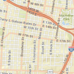 1548 S Rock St Little Rock Arkansas Street Map