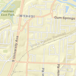 6424 West 65th Street, Little Rock, AR Street Map