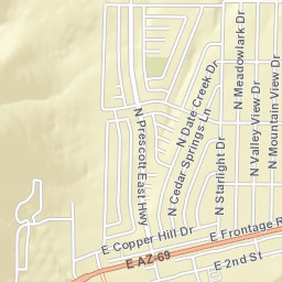 6102-6212 East Frontage Road, Prescott Valley, AZ Street Map