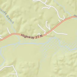 1284-1403 State Highway 27, Ouachita National Forest, Mt Ida, Street Map