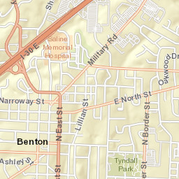 128 W Sevier St, Benton, AR 72015 Street Map