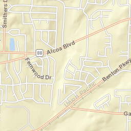 800 Rosewood Drive, Benton, AR 72015 Street Map